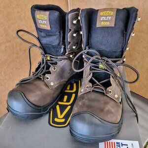 KEEN Men's Size 9 "Independence" Composite-Toe Waterproof Insulated Work Boots